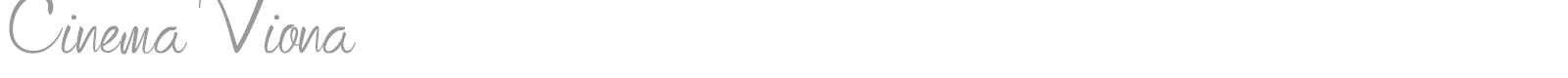 Cinema Viona font preview